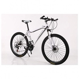 Mnjin Bike Outdoor sports Mountain Bikes Bicycles 21-30 Speeds Shimano High-Carbon Steel Frame Dual Disc Brake