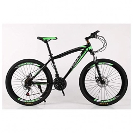 Mnjin Bike Outdoor sports Unisex's Mountain Bike / Bicycles 26'' Wheel Lightweight High-Carbon Steel Frame 21-30 Speeds Shimano Disc Brake, 26