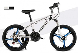 Pakopjxnx Bike Pakopjxnx 20 inch mountain bike 21 speed bicycle front and rear disc brakes bicycle, white 3 knife wheel