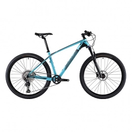 paritariny Complete Cruiser Bikes, Mountain Bike 29 inch Adult Mountain Bike Carbon Frame Mountain Bike mtb with M610 30 Speeds (Color : Blue, Size : 29x21)