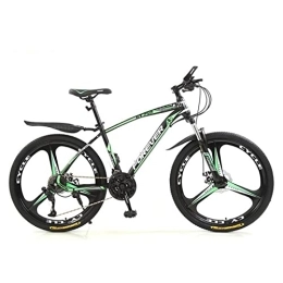 PBTRM Bike PBTRM Full Suspension 24 / 26 Inch Mountain Bike with High Carbon Steel Frame, Featuring 3 Spoke Wheels 21 / 24 / 27 / 30 Speed, Double Disc Brake And Dual Suspension Anti-Slip, 26" B, 27 Speed