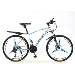 PBTRM Mountain Bike PBTRM Full Suspension 24 / 26 Inch Mountain Bike with High Carbon Steel Frame, Featuring 3 Spoke Wheels 21 / 24 / 27 / 30 Speed, Double Disc Brake And Dual Suspension Anti-Slip, 26" D, 21 Speed