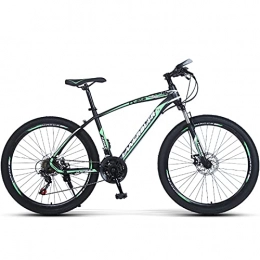 PBTRM Mountain Bike PBTRM Mountain Bike 26 Inch Bicycle 27-Speed MTB, High-Carbon Steel Frame, Lockable Front Fork, with Mechanical Double Disc Brake for Men And Women, Green