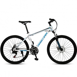 PBTRM Mountain Bike PBTRM Mountain Bike for Adult And Youth, 26 Inch 27 Speed, High Carbon Steel Frame, Shock-Absorbing Front Fork, Mechanical Disc Brake, White