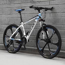 PBTRM Mountain Bike PBTRM Mountain Bike Outdoor Sports, 21 / 24 / 27 / 30 Variable Speed 26 Inches Cycling Sports Lightweight MTB Bicycle with Suspension Fork, Dual Disc Brake, Suitable for Men Women, C, 30 speed