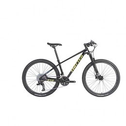 peipei Bike peipei 24 / 36 speed 27.5 / 29 off-road shock-absorbing mountain bike. Carbon fiber bicycle mountain bike carbon fiber bicycle-Black yellow_27.5 x 17