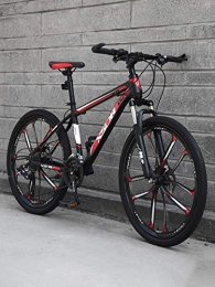 PengYuCheng Mountain Bike PengYuCheng Mountain bike adult 24 speed male and female students speed road racing sports car youth lightweight shock-absorbing cross-country bicycle q2