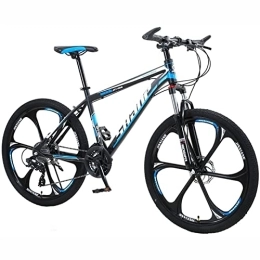 PhuNkz  PhuNkz 26 inch Mountain Bike for Men Women 21 / 24 / 27 / 30 Speed Shifters Outdoor Sports Road Bikes Men's Mtb Bicycle High Carbon Steel Frame / D / 24 Speed