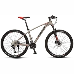 PhuNkz  PhuNkz 33 Inches Mountain Bike Professional Racing Bike, Male and Female Adult Double Shock-Absorbing Variable Speed Bicycle Flexible Change of Speed Gears / Brown / 33 Inches