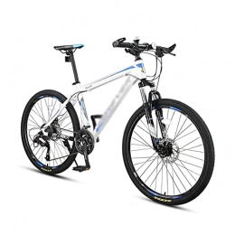 BaiHogi Bike Professional Racing Bike, 26 inch Mountain Bike 21 Speeds with Carbon Steel Frame Dual Disc Brakes Bikes for Men Woman Adult and Teens / Red / 24 Speed (Color : Blue, Size : 24 Speed)