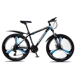 BaiHogi Bike Professional Racing Bike, 26" Mountain Bikes Adult Mountain Trail Bike, 24Speed Bicycle, High-Carbon Steel Frame Dual Disc Brake for a Path, Trail &Amp; Mountains / Blue / 24 Speed