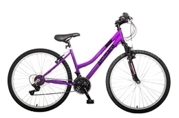 Professional  Professional Violet 26" Wheel Womens Front Suspension Mountain Bike 18" Frame Purple 21 Speed Low Step Through Frame
