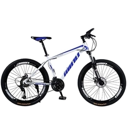 QCLU Mountain Bike QCLU 26 Inch Mountain Bike, Variable Speed 21 Speed Mountain Bike Adult Student Bicycle Outdoor Driving Feeling Durable Relaxed and Comfortable Bike (Color : Blue)