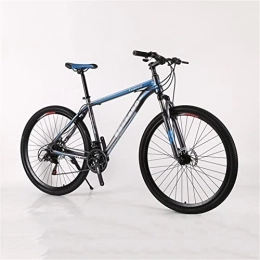 QCLU Mountain Bike QCLU 29 Inch Mountain Bike, Fully Hitter Men' s and Women' s Full Suspension 30- Speed Chain Shift Bicycle, Trekking Bike Men Bike Girls Bike (Color : Blue, Size : 21-Speed)