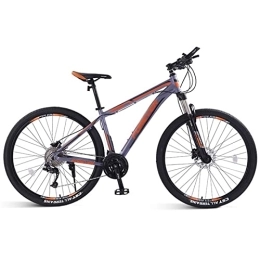 QCLU Bike QCLU Adult Mountain Bikes, 33 Speed Rigid Mountain Bike with Double Disc Brake Aluminum Frame with Front Suspension Road Bike for Men, 26 inch (Color : Purple, Size : 26 inch)