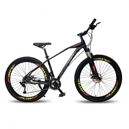 QEEN Mountain Bike QEEN Bicycle mountain bike 29inch road bikes 30 speed Aluminum alloy Frame Variable Speed Dual Disc Brakes bicycles (Color : Black orange, Size : 30 speed)