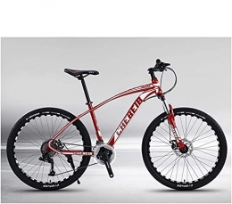 Qianglin Bike Qianglin 24-30 Speed Mountain Bikes for Men and Women, 24-26inch Adult Carbon Steel MTB Bicycles, Full Suspension Road Bikes, Disc Brakes, Multi-Color Options