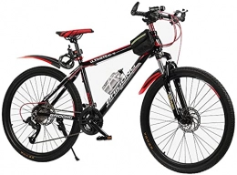 Qianglin Mountain Bike Qianglin 26inch Adult Mens and Womens Mountain Bikes, Dual Disc Brakes, 21-Speed, Youth Mountain Bicycles, Outdoor Fitness Sports Road Bikes