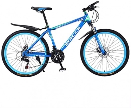 Qianglin Bike Qianglin Adult Outdoor Mountain Bikes, Men'S Road Bikes, Women'S Cruiser Bicycle, 21-30 Speeds, 26 / 24 Inches, Suspension Forks, Double Disc Brakes, MTB Bike