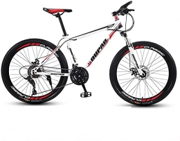 Qianglin Mountain Bike Qianglin Mens and Womens Mountain Bikes, Adult Offroad MTB Road Bicycle, 24 / 26inch, 21-30 Speeds, 3-Spoke Wheels, Suspension Fork, Disc Brakes