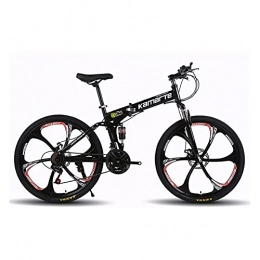 QIU Bike QIU 20 / 24 / 26inch Mountain Bikes 700C wheels 21 Speed 3 Spoke Wheels 21 Speed Mountain Bicycle Dual Disc Brake Bicycle, Road Bike (Color : Black)