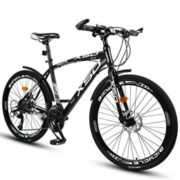 Qj Bike Qj Mountain Bike 26" Mountain Bicycles Dual Full Suspension MTB Bike Lightweight Carbon Steel Frame Disc Brake For Women Men, 27speed