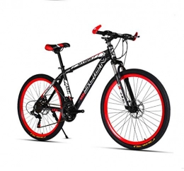 Qj Mountain Bike Qj Mountain Bike, Adult Bicycle 26 Inch Double Disc Brake Racing 30 Shift Off-Road Shock Absorber Student Bicycle Red