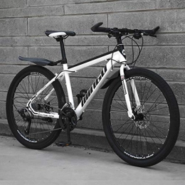 Qj Bike Qj Mountain Bike Bicycle 27 Speed MTB 26 Inches Damping Suspension Bike, Whiteblack