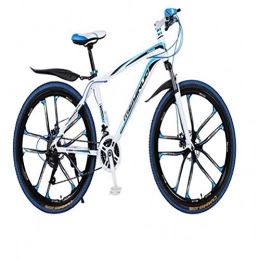 QMMCK 26 Inch Mountain Bike, 27 Speed, Double Disc Brake Structure, Suitable for Students and Adults Bicycle (5)