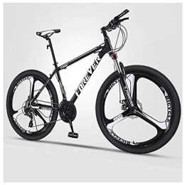 QMMD  QMMD 24-Inch Mountain Bikes, Overdrive Hardtail Mountain Bike, Mens Dual Disc Brake All Terrain Mountain Bike, High-carbon Steel, 21-24-27-30-Speed Anti-Slip Bikes, A 3 Spoke, 30 speed