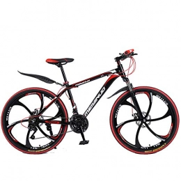 QYL Bike QYL Mountain Bike 26 Inches, Lightweight Bikes with Front Suspension Adjustable Seat, Dual Disc Brake 21Speed for Student Adult, B, 21speed