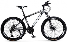 QZMJJ Mountain Bike QZMJJ Mountain Bike, Mountain Trail Bike High Carbon Steel Outroad Bicycles High-Carbon Steel Frame MTB Bike 26Inch Mountain Bike With Disc Brakes And Suspension Fork (Color : A, Size : 24 Speed)