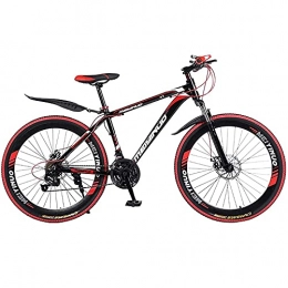 CDPC Bike Road Bike Mountain Bike 26-inch Aluminum Alloy Frame, 27-speed City Bike, All-terrain Dual Disc Brakes, Youth Outdoor Riding, Racing Bike, City Commuter Bike (Color : Red)