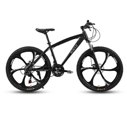 RYP  Road Bikes Adult MTB Bicycle Road Bicycles Mountain Bike For Men And Women 24In Wheels Adjustable Speed Double Disc Brake Off-road Bike (Color : Black, Size : 24 speed)