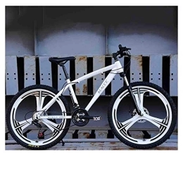 RYP Mountain Bike Road Bikes Bicycle Mountain Bike MTB Adult Road Bicycles For Men And Women 26In Wheels Adjustable Speed Double Disc Brake Off-road Bike (Color : White, Size : 24 speed)