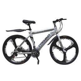 RYP Mountain Bike Road Bikes Bicycles Adult Mountain Bike Men's MTB Road Bicycle For Womens 26 Inch Wheels Adjustable Double Disc Brake Off-road Bike (Color : Gray, Size : 21 Speed)