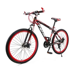 RYP Mountain Bike Road Bikes Mountain Bike Adult Bicycle Road Men's MTB Bikes 24 Speed Wheels For Womens teens Off-road Bike (Color : Red, Size : 24in)
