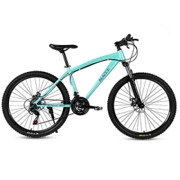 RYP Mountain Bike Road Bikes Mountain Bike MTB Bicycle Adult Road Bicycles For Men And Women 26In Wheels Adjustable Speed Double Disc Brake Off-road Bike (Color : Blue, Size : 21 speed)