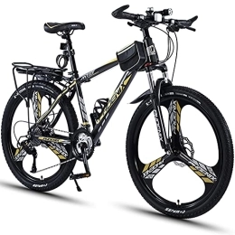 RSTJ-Sjef Mountain Bike RSTJ-Sjef 26 Inch Mens Mountain Bike with Rear Frame And Front Beam Package, 27 Speeds High Carbon Steel Frame Trail Bicycle for Adult