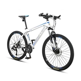 SABUNU Bike SABUNU 26 Inch Mountain Bike Front And Rear Disc Brake 24 / 27 Speed Gears Full Suspension Boys Mens Bike With Carbon Steel Frame(Size:24 Speed, Color:Blue)