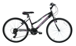 Discount Mountain Bike Salcano Excel 26" Wheel Womens Mountain Bike 18" Frame Black Purple