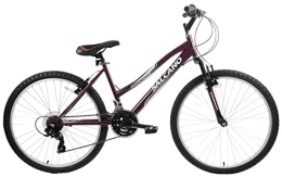 Discount Mountain Bike Salcano Shocker 26" Wheel Front Suspension Womens Mountain Bike 18" Frame Purple