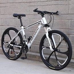 SANJIANG Bike SANJIANG Mountain Bike, 21 / 24 / 27 / 30 Speed Double Disc Brake City Bikes 24 / 26 Inches All-Terrain Adaptation Hard Tail Front Shock Absorber Suspension, C-24in-30speed