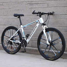 SANJIANG Mountain Bike SANJIANG Mountain Bike, 24 / 26 In Wheels Disc Brakes 21 / 24 / 27 / 30 Speed Mens Bicycle Front Suspension MTB, E-26in-27speed