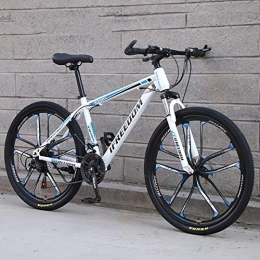 SANJIANG Mountain Bike SANJIANG Mountain Bike, 24 / 26 In Wheels Disc Brakes 21 / 24 / 27 / 30 Speed Mens Bicycle Front Suspension MTB, E-26in-30speed