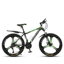 SANJIANG Mountain Bike SANJIANG Mountain Bike, Front Suspension, 21 / 24 / 27 / 30-Speed, 24 / 26-Inch Wheels, High-carbon Steel With Dual Disc Brakes Front Suspension Fork For Men, Green-26in-30speed