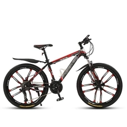 SANJIANG Bike SANJIANG Mountain Bike, Outdoor Sports Exercise Fitness, Cycling Sports Mountain Bikes Suitable For Men And Women Cycling Enthusiasts, Red-24in-30speed