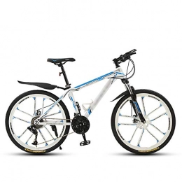 SANJIANG Bike SANJIANG Mountain Bike, Outdoor Sports Exercise Fitness, Cycling Sports Mountain Bikes Suitable For Men And Women Cycling Enthusiasts, White-26in-30speed