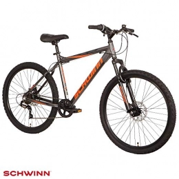 Schwinn Bike Schwinn Surge 26 Mountain Bike - Graphite, Orange & Black, 17" Aluminium frame with Disc Brakes