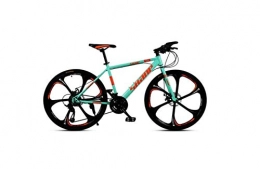 SEESEE.U Mountain Bike SEESEE.U Mountain Bike Adult Mountain Bike 26 inch Double Disc Brake One Wheel 30 Speed Off-Road Speed Bicycle Men and Women, A, 30 Speed